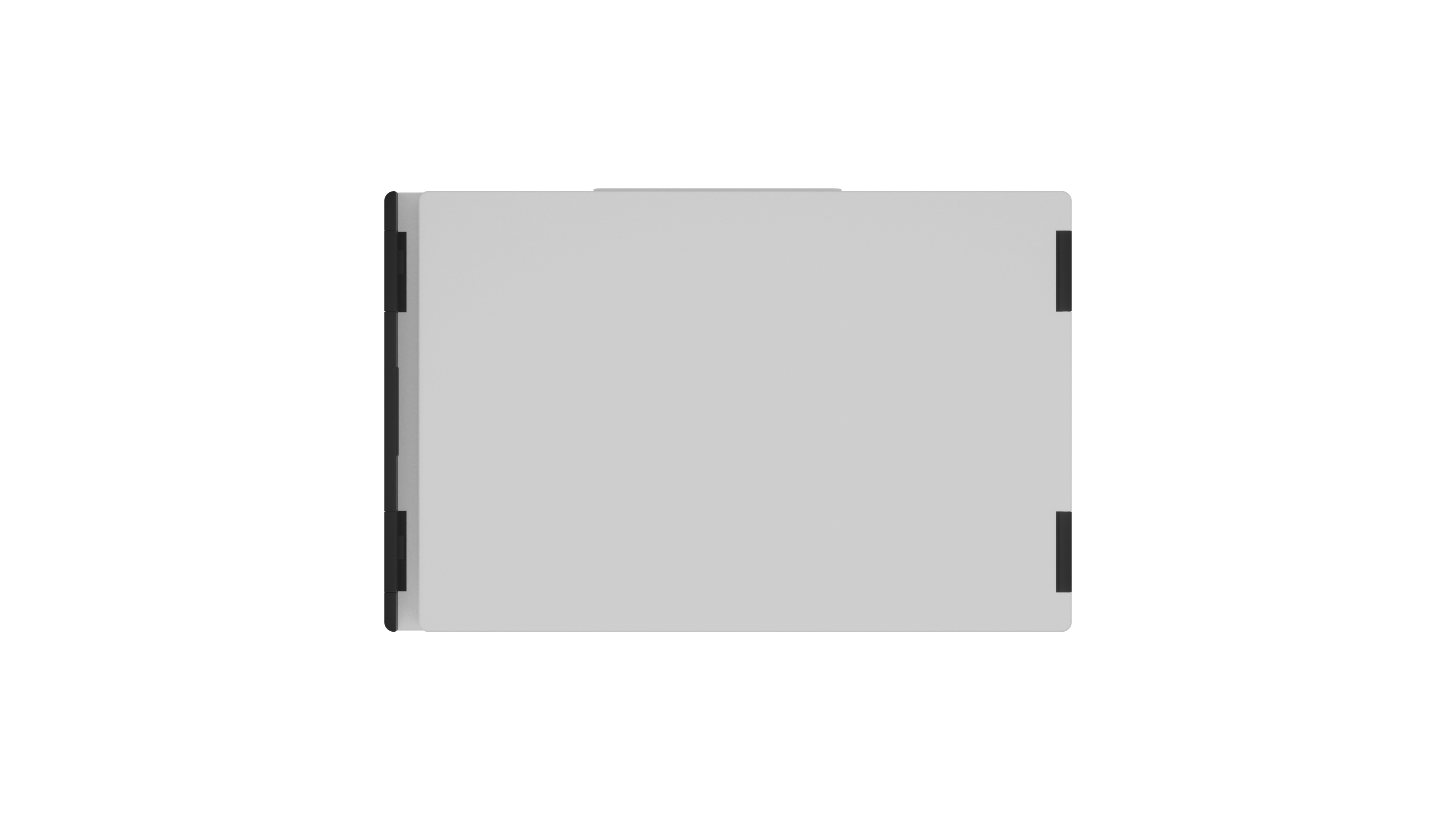 Front Side of the Monduo 14&quot; tri-screen portable monitor. A laptop screen extender for 14&quot; laptops.