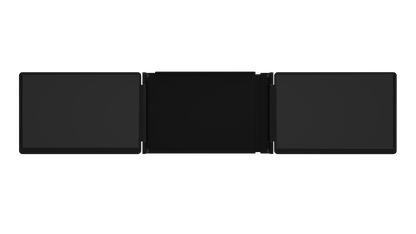 Open view of the Monduo 16&quot; tri-screen portable monitor. A laptop screen extender for 16Inch MacBook M1 and M2 Pro and 16 Inch laptops.